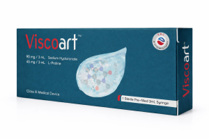 viscoart injection as intra articular implant gel Viscosupplementation for osteoarthritis By Erc biotechnology Gentek Pharma in Pakistan Hyaluronic acid - L-proline